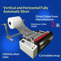 Máquina Automática Computarizada para Cortar Rollos de Plástico de Burbujas Longitudinales y Laterales, Papel de Burbujas Antichoque