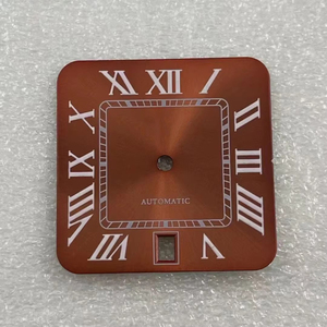Nouvelle montre à cadran carré New Rome avec calendrier à 6 points, mouvement lumineux NH35, boîtier en acier inoxydable 26,9 x 26,9 mm - Product Image 2