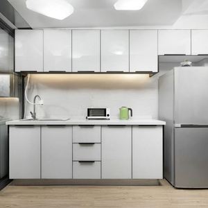 Enfoque en el diseño y la producción de gabinetes, gabinetes de cocina, fábrica, Unidad Automática personalizada, muebles pequeños, juego completo de gabinetes de cocina - Product Image 4
