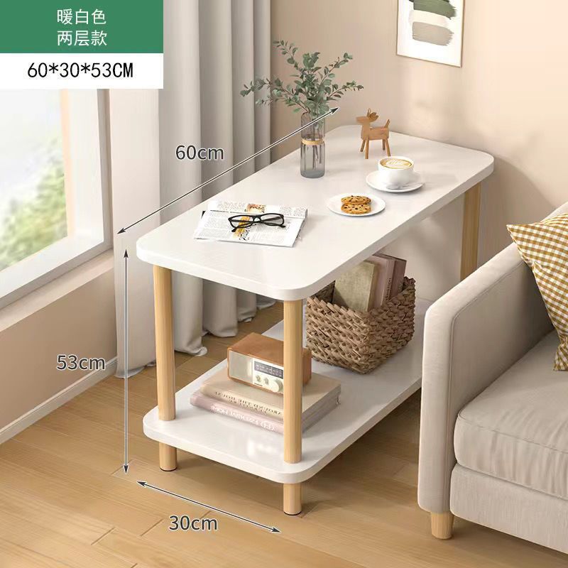 Patas de madera maciza en blanco cálido [60x30x53cm]