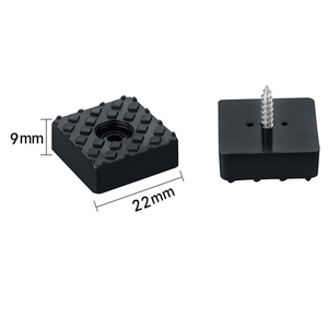 Pieds ronds en caoutchouc durables, absorption des chocs, coussin antidérapant pour appareils électroménagers, haut-parleurs, tables, chaises - Product Image 4
