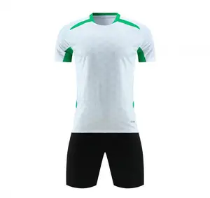 Groothandel Custom Club Voetbal Uniformen Thai Kwaliteit Voetbalkleding 100% Polyester Klassieke Groene Voetbal Truien RCJ-63D