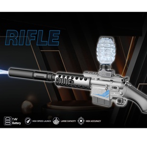 ปืนเจลไฟฟ้าอัตโนมัติ KK New ขนาด 60 ซม. ของเล่นพลาสติกขนาดใหญ่สำหรับผู้ใหญ่ เล่นเกมยิงปืนกลางแจ้ง พร้อมกระสุนเจล - Product Image 4