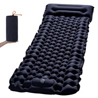 Matelas gonflable de couchage portable de haute qualité Coussin de couchage de camping compact en nylon ultraléger Logo personnalisé étanche