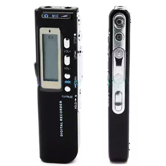 Voice Recorder Dictaphone 4GB 8GB16GB Storage Digital Audio Voice Recorder WAV MP3 Player Voice Activated Recorder