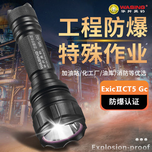 ไฟฉายกันระเบิดของ Wasing LED 12V T4อลูมิเนียมอัลลอยด์ Class I Division 1 NEMA 4X ใช้งานกลางแจ้ง - Product Image 2