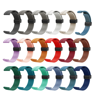 Cinturino originale in Silicone per <span class=keywords><strong>Samsung</strong></span> Galaxy <span class=keywords><strong>Watch</strong></span> 6 <span class=keywords><strong>5</strong></span> 4 classico cinturino 47mm 43mm 44mm 40mm fibbia magnetica 18mm 16mm cinturino in Silicone - Product Image 4