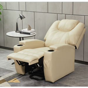 Sofá Seccional Reclinable de Lujo Americano, Negro y Marrón, Sofá Reclinable para Cine en Casa, con Masaje, Calefacción y Silla Eléctrica - Product Image 2