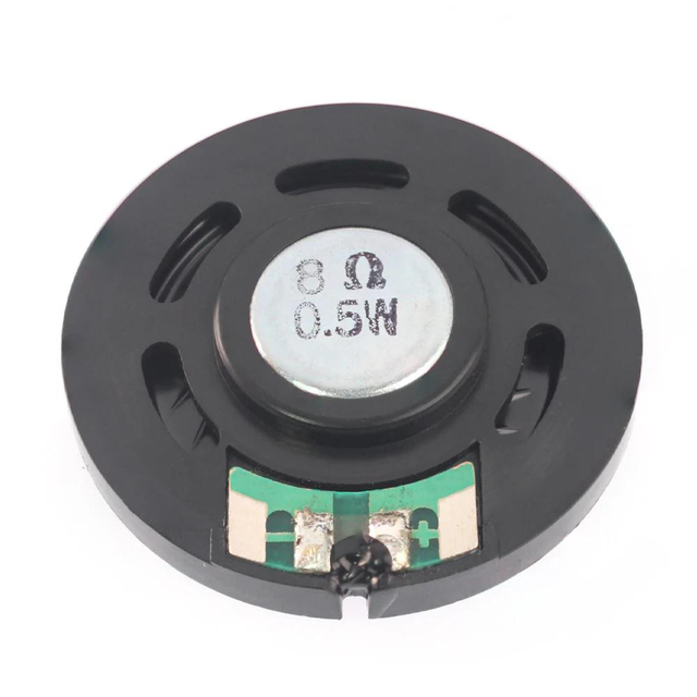 5PCS/LOT 0.5W 8Ohm Speaker 36MM Ultra-thin Inner Magnet Loudspeaker 36 6.2MM 0.25 watts For Toy Car Music Boxes Doorbell Horn