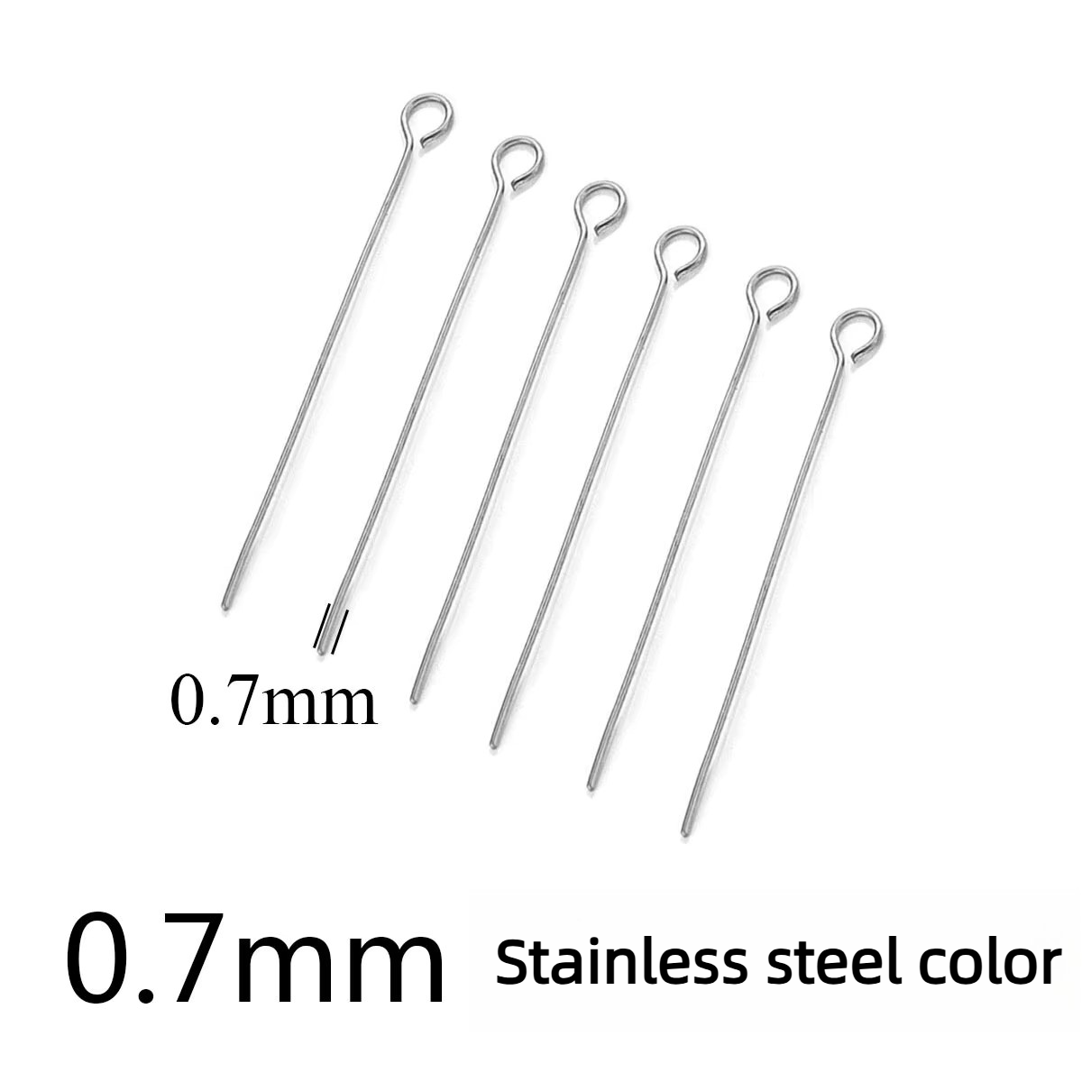 07 wire diameter - steel silver color