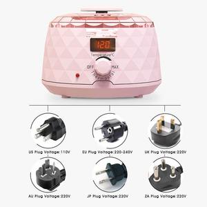 Nouvel arrivage Machine de fusion de cire de paraffine LC numérique 500ml Kit d'épilation plus chaude JP Plug Corps Visage Pieds Nez Zones cibles - Product Image 4