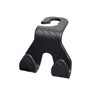 Car <b>Seat</b> Back Hook Carbon Fiber Pattern 30kg Load Capacity Multi Function Phone Holder Rear <b>Seat</b> Mount - Product Image 5