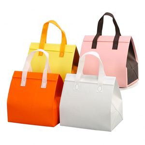 Foldable Non-Woven Insulated Waterproof Food Delivery Cooler Tote Thermal Liner 15L-<b>30L</b> Capacity for Restaurants Cloud Kitchens - Product Image 1