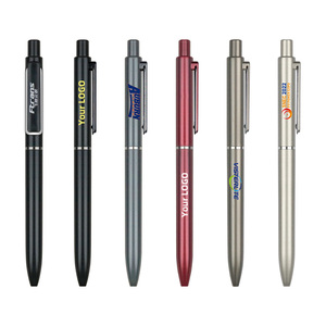 Biểu Tượng Tùy Chỉnh Gel Mực Có Thể Thu Vào Bút Với Clip Màu Xanh Đỏ 0.5Mm Bằng Văn Phòng Chiều Rộng Đơn Giản Nhựa Bấm Vào Bằng Văn Phòng Bút Chì Cho Các Trường Học Khách Sạn - Product Image 1