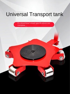 Carrello per Carichi Pesanti da 500kg, Carrello Mobile per Trasporto Merci con Rotazione a 360 Gradi - Product Image 1