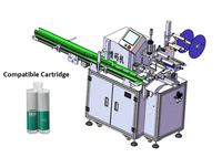 Machine d'étiquetage entièrement automatique avec étiquetage précis et rapide, adaptée aux bouteilles rondes, surfaces planes, personnalisation disponible