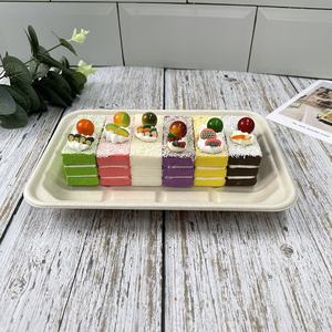 Piatti biodegradabili usa e getta vassoi modellati in pasta di <span class=keywords><strong>carta</strong></span> bagassa di canna da zucchero - Product Image 6