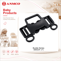 Sangle de harnais personnalisée ANMCO à dégagement rapide, boucle en plastique à 3 voies pour poussette et berceau pour enfants