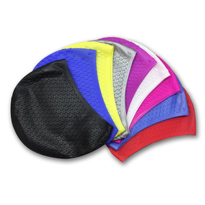 Bonnet de bain en silicone pour adulte, imperméable, protection des oreilles, chapeau anti-goutte d'eau, couleur unie, pour la natation et les sports nautiques - Product Image 1