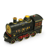 Nouveau diffuseur d'aromathérapie ultrasonique avec éclairage LED, humidificateur à effet de brouillard en forme de train, capacité de 300 ml, silencieux