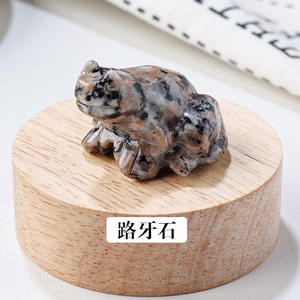 งานแกะสลักสัตว์จากหินธ<span class=keywords><strong>ร</strong></span><span class=keywords><strong>ร</strong></span>มชาติ งานฝีมือ DIY ของตกแต่งบ้าน สไตล์ยุโ<span class=keywords><strong>ร</strong></span>ป เส<span class=keywords><strong>ร</strong></span>ิมฮวงจุ้ย ตัวสัตว์มงคล คริสตัลกบ ทำจากโ<span class=keywords><strong>ร</strong></span>สควอตซ์ - Product Image 6