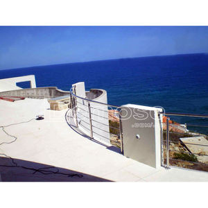 China Acero inoxidable hierro forjado porche barandilla espiga antioxidante 90 grados codo tubo conector fabricado desmontado transporte - Product Image 6