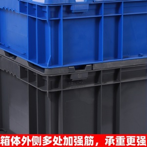 Caja Logística Apilable de Plástico Ouwei con Tapa Abatible, Caja de Transporte Estándar Europeo - Product Image 3