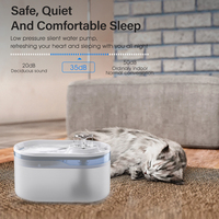 Fontaine pour chat 2.8L grande capacité WIFI automatique eau potable mangeoire électrique chat bol d'eau chat fontaine d'eau pour animaux de compagnie