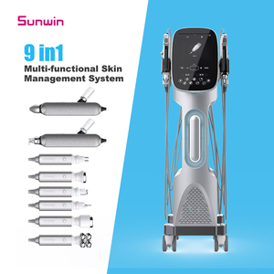 เครื่องพ่นออกซิเจนบำรุงผิวหน้า <span class=keywords><strong>SUNWIN</strong></span> 9-in-1 ไฮโดรเดอร์มาเบรชั่น ฉีดออกซิเจน ระดับสปา บำรุงผิว ฟื้นฟูผิว ชุ่มชื้น ริมฝีปาก - Product Image 1