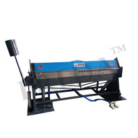 Machine se pliante manuelle pneumatique de la feuille TDF de la marque 1300mm de Preda pour la fabrication de conduit d'air