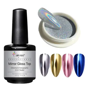 New Arrival Strong Adhesion Creative Natural Colors High Gloss Mirror Powder Top Fine Powder