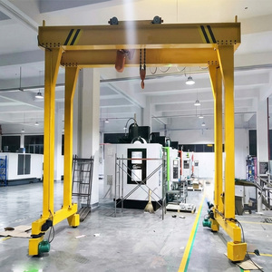 5 Ton 10 Ton 20 Ton Double Girder Small Mobile Gantry Crane Mini Portable Gantry Crane for Workshop Lifting - Product Image 2