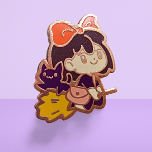 Personalizzato Ghibli cartoon Kiki servizio di consegna spilla distintivi in metallo pin Spirited Away Tarot Demon <span class=keywords><strong>Slayer</strong></span> - Product Image 2