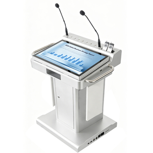 Podio Inteligente Ajustable AIYOS con Pantalla Táctil de 23.8" y 27", Grabación con IA, Traducción Multi-idioma, para Conferencias y Enseñanza - Product Image 3