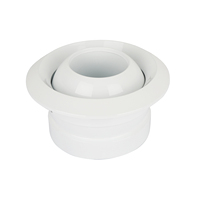 Diffuseur de plafond en aluminium pour CVC, buse de diffusion ronde pour climatiseur