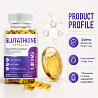 Capsules de glutathion liposomal haute puissance à marque privée OEM, supplément vitaminique pour le soin de la peau des adultes