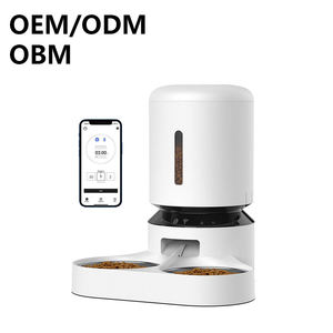 Intelligenter Haustierfütterer 5L Große Kapazität Aufladbar Ferngesteuerte Mahlzeitenplanung Via App Anti-Verstopfungs-Design Katzen & Hunde Sicher Umweltfreundlich - Product Image 1