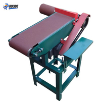 Ponceuse à bande industrielle robuste pour le travail du bois, machine à poncer et polir les grandes surfaces pour meubles et panneaux