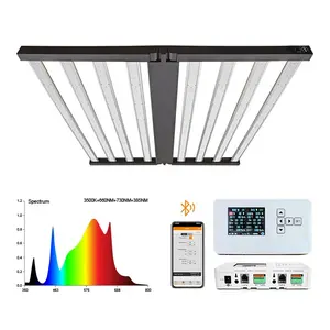 BRIGHT 2021 Artificial sun lamp, BRIGHT V5 301h 660nm foldable Led Grow Light, 3000k 3500k Led Grow Light 900w For Garden Tent