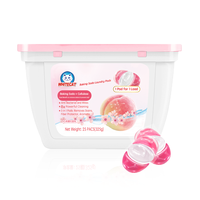 Lingkungan Eco deterjen Laundry Pod 3 In 1 Film larut air sabun cair Pod Gel Laundry kapsul