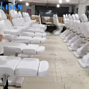 KISEN Professional Beauty Salon Furniture 4 Motor Electric Facial Spa <b>Bed</b> Luxury <b>Lash</b> <b>Bed</b> Curved Massage <b>Table</b> Facial Beauty <b>Bed</b> - Product Image 3