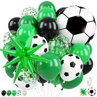 Ensemble de ballons en latex de football, ballons sportifs à l'effigie de stars du football, pour la décoration de fête d'anniversaire de garçons et d'enfants