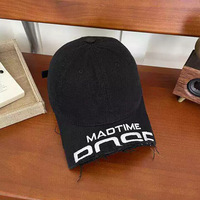 Casquette Snapback Lavée Vintage à Visière Courbe 6 Panneaux, Taille Ajustable, Vente en Gros, Casquettes de Baseball Effet Vieilli avec Broderie 3D, Image Sportive