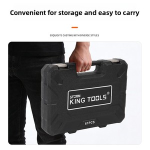 Juego <span class=keywords><strong>de</strong></span> Llaves Combinadas Manuales con Llave Dinamométrica, Acero al Cromo-Vanadio, Caja <span class=keywords><strong>de</strong></span> <span class=keywords><strong>Herramientas</strong></span> para Reparación Automotriz - Product Image 4