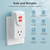 NANDAO ETL Onaylı Otomatik Sıfırlamalı 3 Prizli 15 AMP Topraklı Tek Prizli GFCI Adaptörü Çatı Buz Çözme ve Hastaneler için Kendi Kendini Test Eden