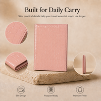 Porte-cartes en cuir PU écologique à motif crocodile pour femmes, étui à cartes de crédit de luxe à double pliage, fermeture magnétique, personnalisable
