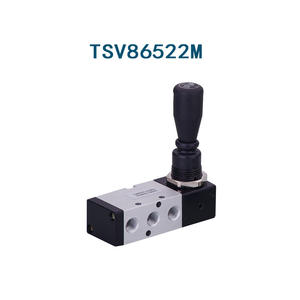 วาล์วมือโยก/วาล์วสัมผัส/วาล์วคันโยก รุ่นใหม่ TSV98322M/TSV86522M แบบสองตำแหน่ง ห้าทาง ใช้พลังงานลม สำหรับสื่อแก๊ส - Product Image 4