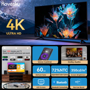 Nouveauté Téléviseur intelligent UHD 4K 55 pouces Système Android HDR10 Wi-Fi LED avec mode jeu et haut-parleur intégré - Product Image 3