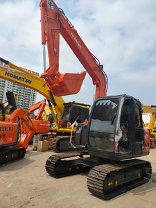 Mini-excavatrice sur chenilles de 7 tonnes, d'origine japonaise, d'occasion, Hitachi ZX70, livraison gratuite disponible, certificat CE et EPA - Product Image 5