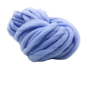Hilo de chenilla Multicolor personalizado de fábrica, 250g, grueso, de lana Islandesa para tejer a mano